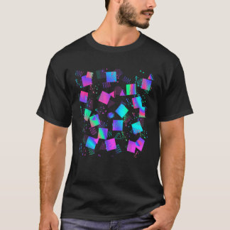 T-shirt Motif géométrique rétro 80s 90s Gift Memphis Style
