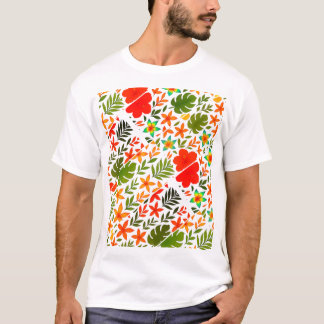 T-shirt Motif hawaïen