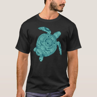 T-shirt Motif Mandala de la tortue de mer