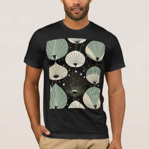 T-shirt Motif moderne géométrique de l'ère atomique rétro