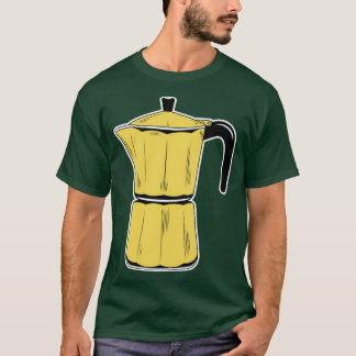 T-shirt Motif Moka Pot vintage T