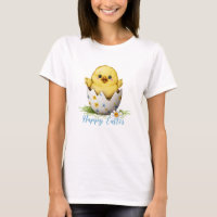 Motif Œufs de Pâques Poussin Éclosion Joyeuse