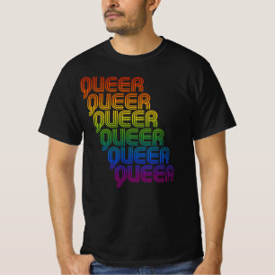 T-shirt Motif Rétro Queer