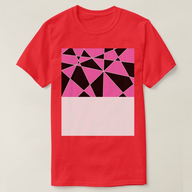 T-shirt Motif rose et noir (Design devant)