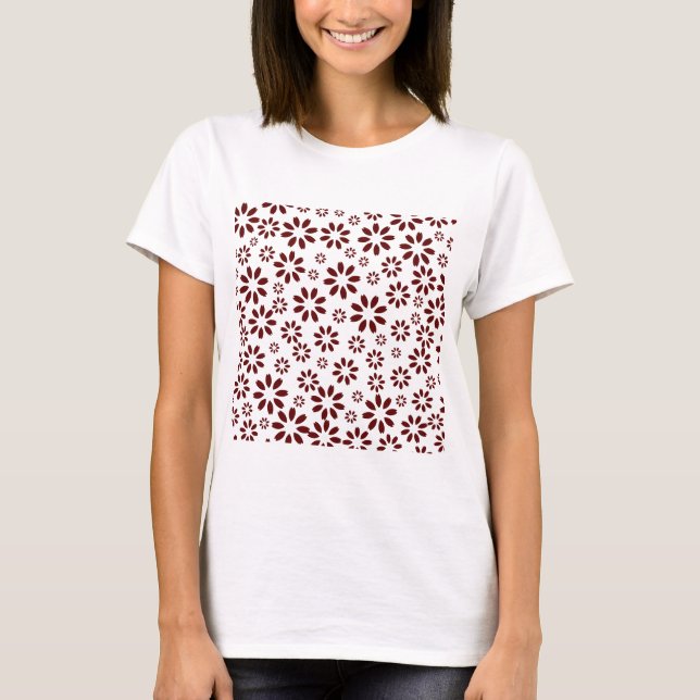 T-shirt Motif Simple stylish Été féminin (Devant)