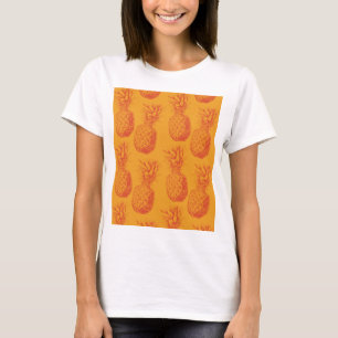 T-shirt Motif transparent avec ananas
