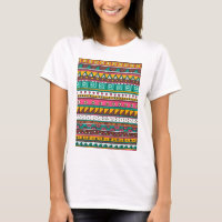 Motif tribal coloré