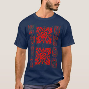 T-shirt Motifs d'art folklorique roumain traditionnels d'O