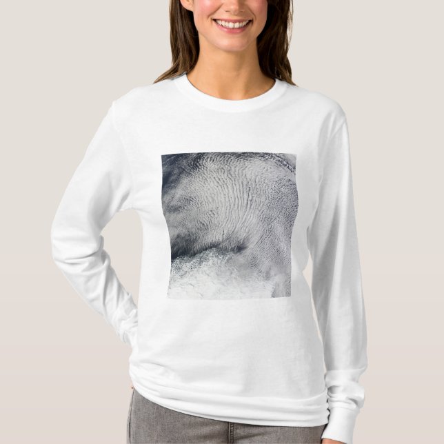 T-shirt Motifs nuageux et glace de mer dans l'Océan Austra (Devant)