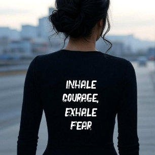 T-Shirt Motivant à Manches Longues