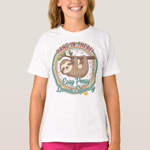 T-shirt Motivant Easy Peasy Lemon Squeezy