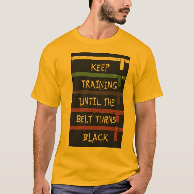 T-shirt Motivation Arts Martiaux - 'Garder l'entra (Devant)