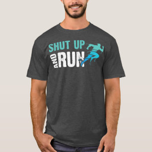 T-shirt Motivation Coureur Funny Ne Pleure Pas Courir