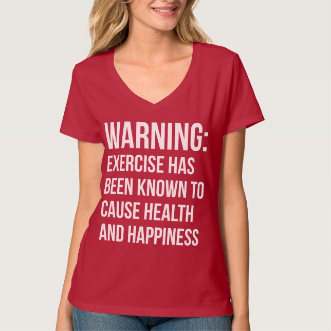 T-shirt Motivation de l'exercice (Devant)