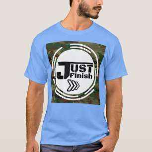 T-shirt Motivation Fitness Juste Terminer Salute Militaire