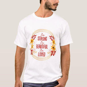 T-shirt Motivation gracieuse mots pour le succès