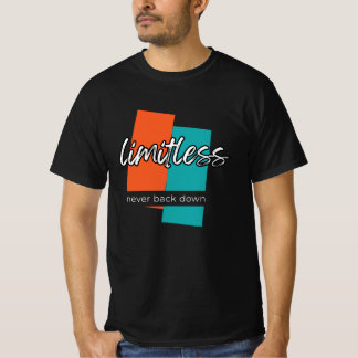 T-shirt Motivation Illimitée Ne Recule Jamais