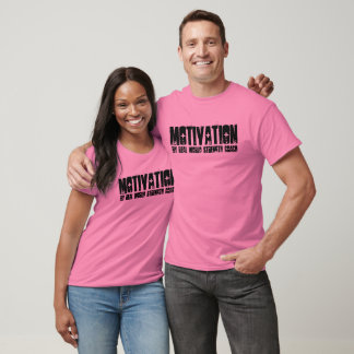 T-shirt Motivation, par l'entraîneur de force du monde rée