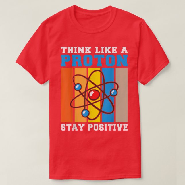 T-shirt Motivation positive Inspiration Chimie Physique (Design devant)