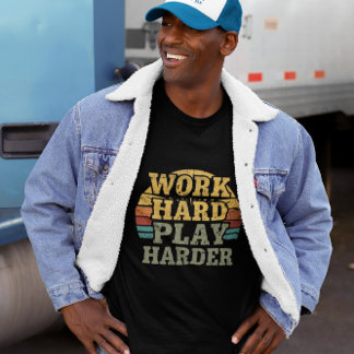 T-shirt Motivation Rétro - Travail amusant