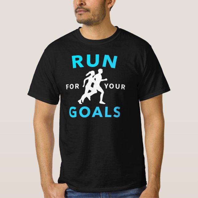 T-shirt Motivation Run For Your Buts (Devant)