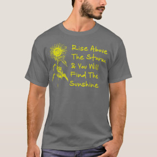 T-shirt Motivation se lever au-dessus de la tempête vous a