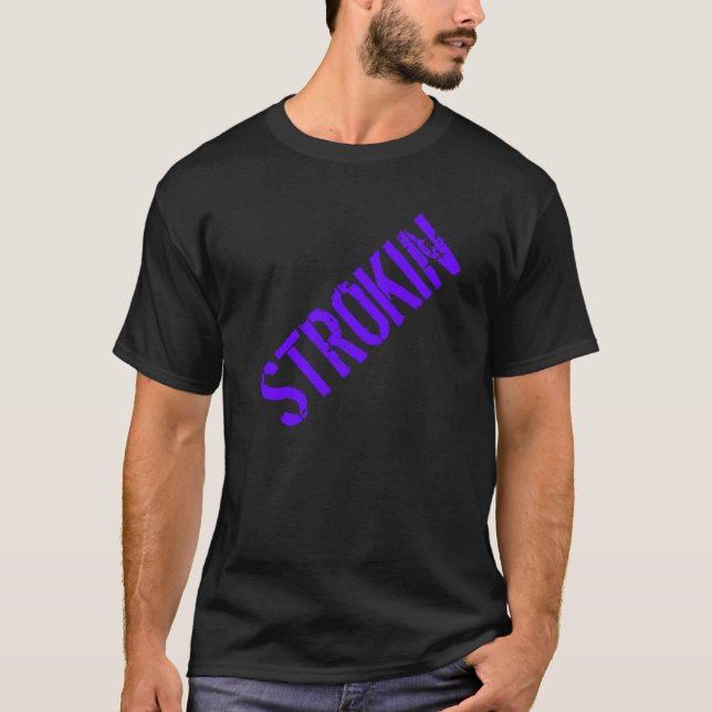 T-shirt Motivation "Strokin " de gymnase (Devant)