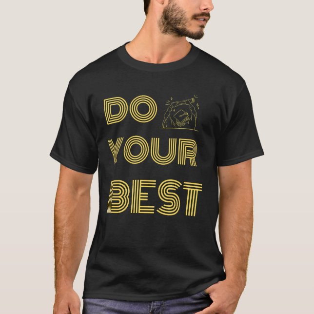 T-shirt Motivational Quote Design – Reach for Success (Devant)