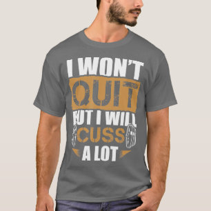 T-shirt Motivationnel Barbell Workout Gym Sayym Sayants