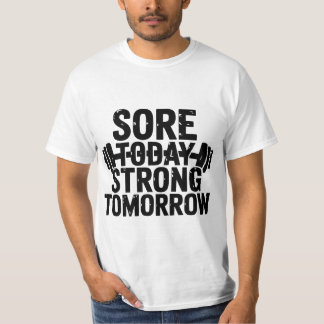 T-shirt Motivationnel - douloureux aujourd'hui fort demain