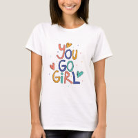 Motivationnel Une fille Cool You Go Girl Clipart G