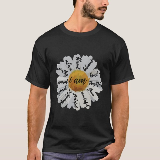 T-shirt MotivationnelAffirmation positive Je Suis Faisy (Devant)