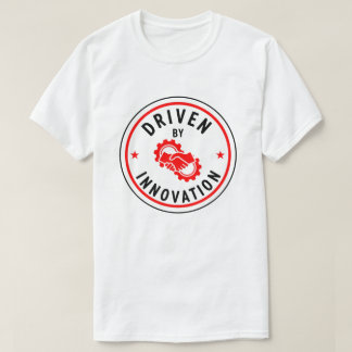 T-shirt Motivé par l'innovation - Badge de motivation