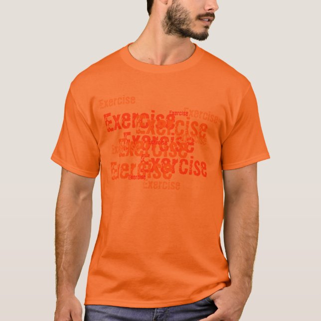 T-shirt Motiver soi-même - Orange (Devant)