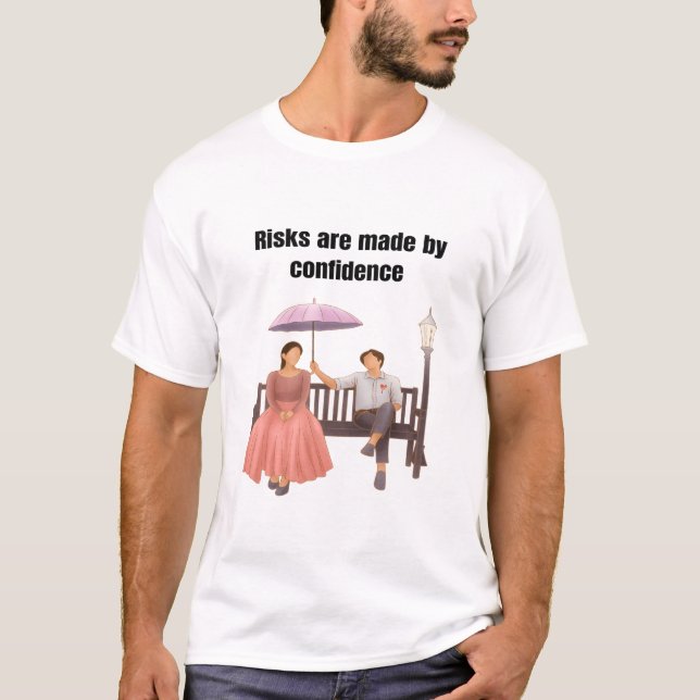T - Shirt motivierend Anführungszeichen (Vorderseite)