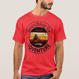 T-shirt Moto À La Recherche D'Aventure