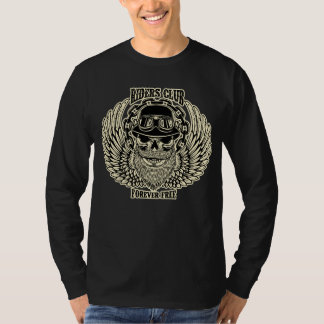 T-Shirt Moto Casque Crâne Ailes Retro Rider