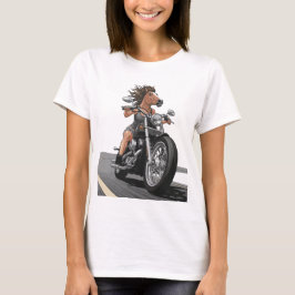 T-shirt Moto Cheval Lady