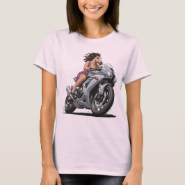 T-shirt Moto Cheval Lady
