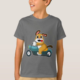 T-shirt Moto-chien