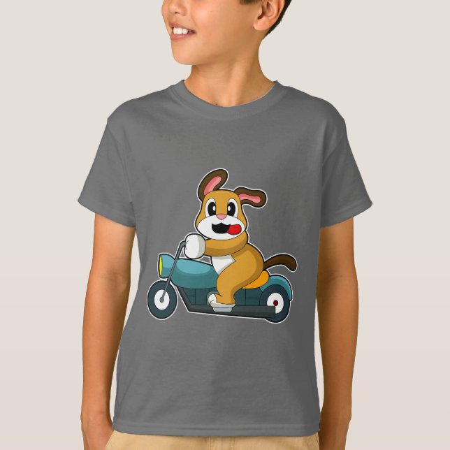 T-shirt Moto-chien (Devant)