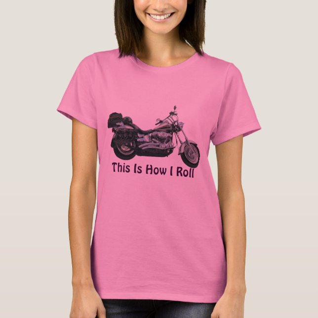 T-shirt Moto classique Power Machine à Rider Gear (Devant)