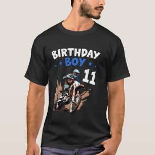 T-shirt Moto cross Dirt Bike pour 11 ans d'anniversaire 11