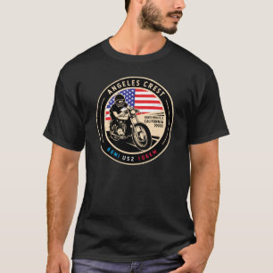 T-shirt Moto de Californie à Angeles Crest Highway