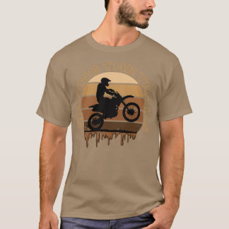 T-shirt Moto Éliminer les pistes 