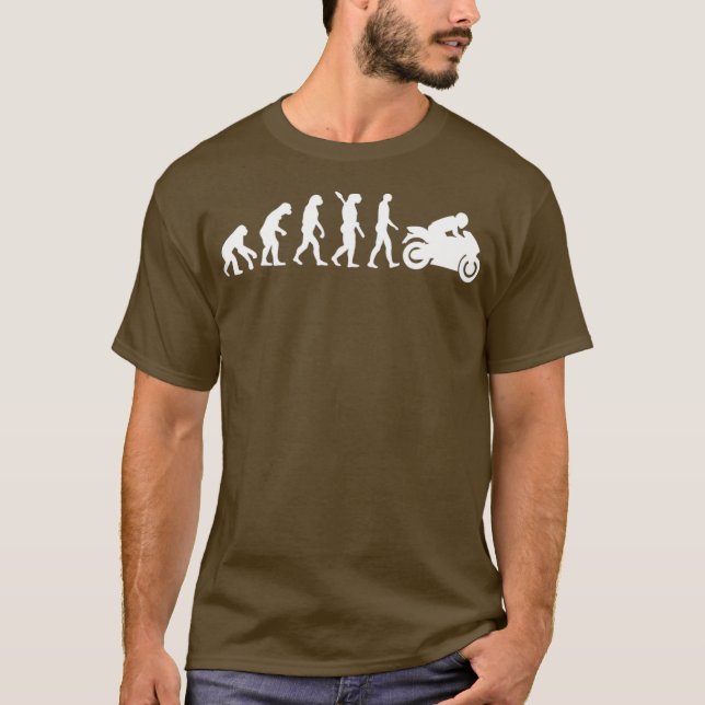 T-shirt Moto Evolution (Devant)