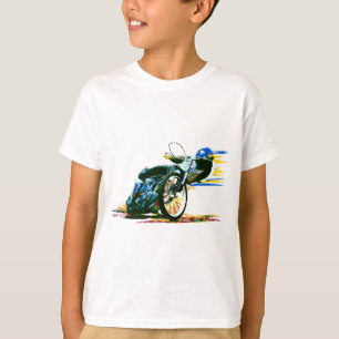 T-shirt Moto impressionnante rapide de speed-way