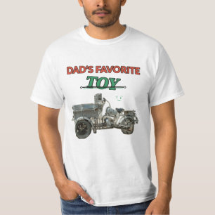 T-shirt Moto jouet préférée de papa drôle