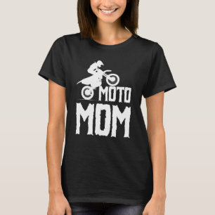 T-shirt Moto Maman Moto Motocross Dirt Bike Racing