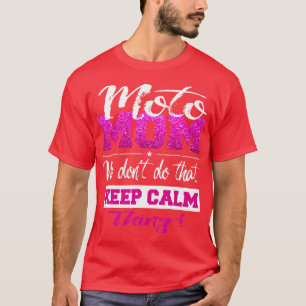 T-shirt Moto Maman Vélo Dirt Drôle Motocross Mères